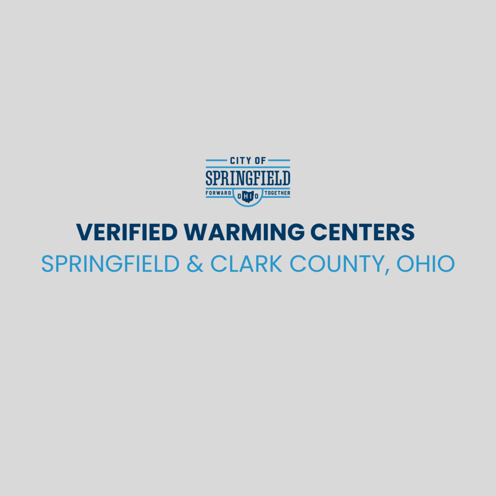 Warming Centers Available in Springfield & Clark County, Ohio