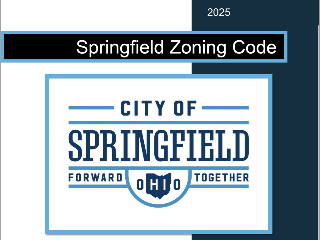 2025 Springfield Zoning Code Now Available!